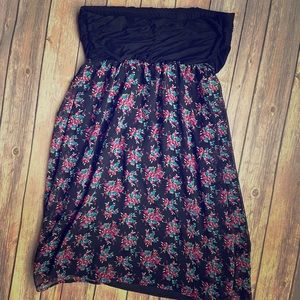 Strapless sun dress from Express, size Small